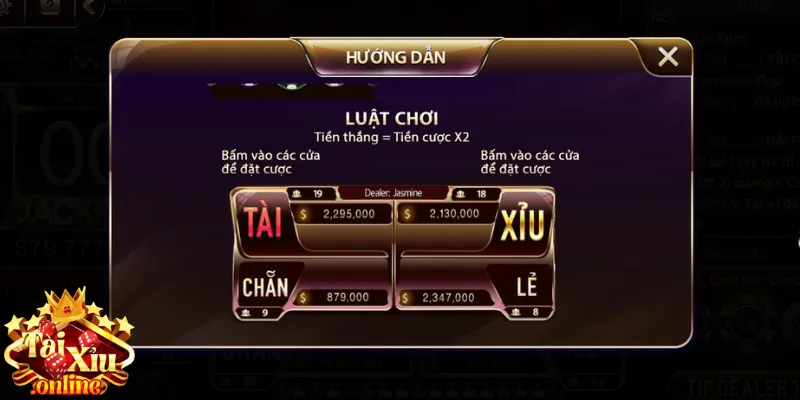 Quy định ô cược ngay trên màn hình