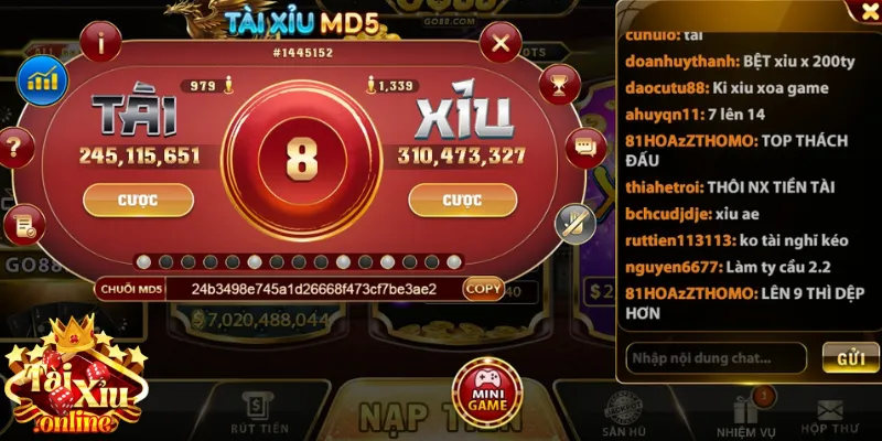 Ván cược diễn ra liên tục rất nhanh